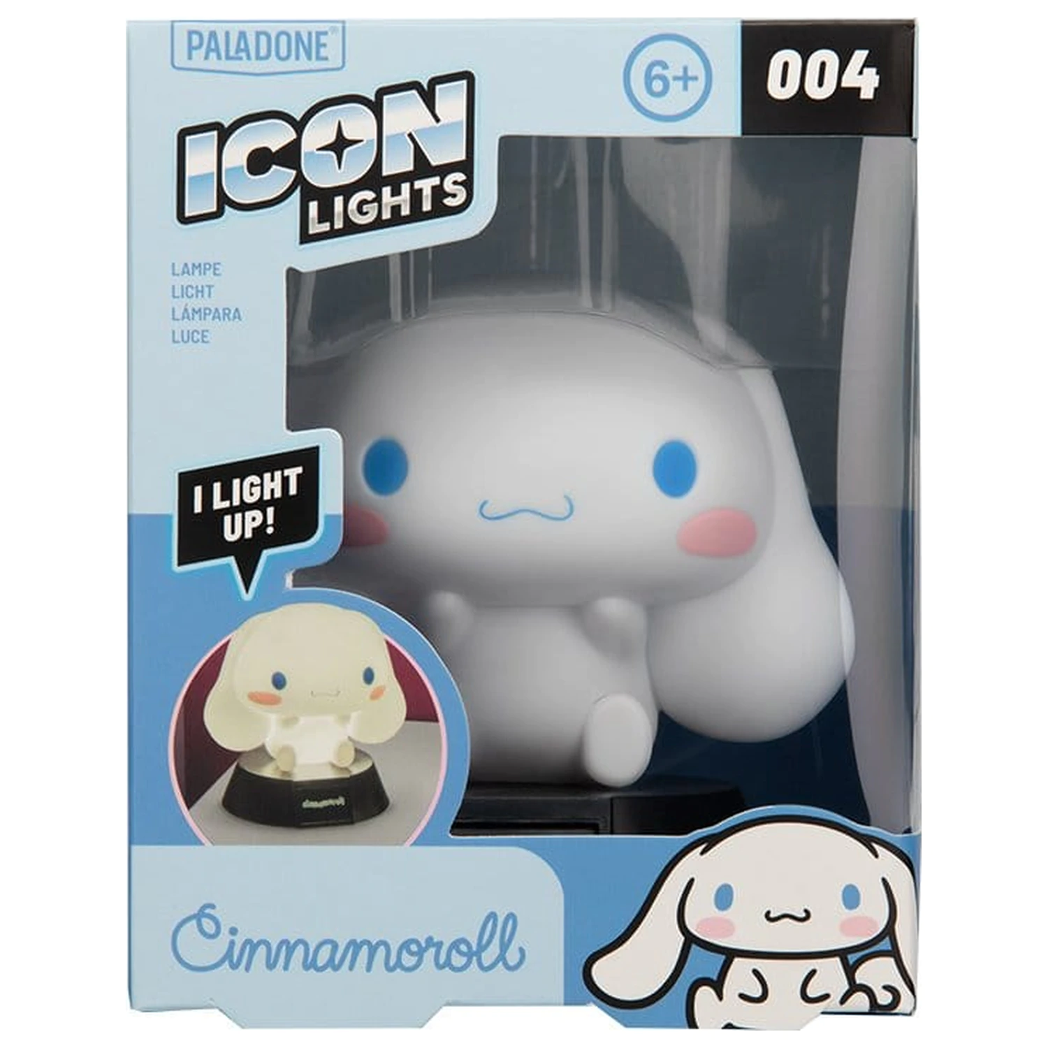 Sanrio Icon Svetlo Cinnamoroll 9 cm produktová fotografia