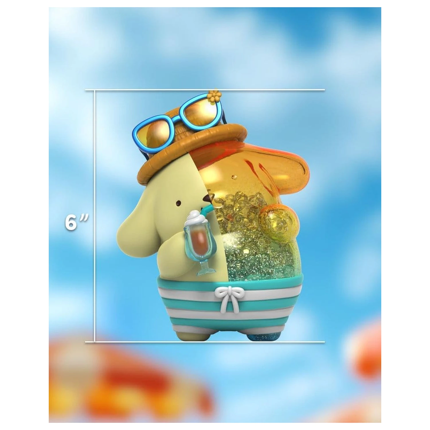 Sanrio Kandy Pompompurin Sea Breeze Series 15 cm produktová fotografia