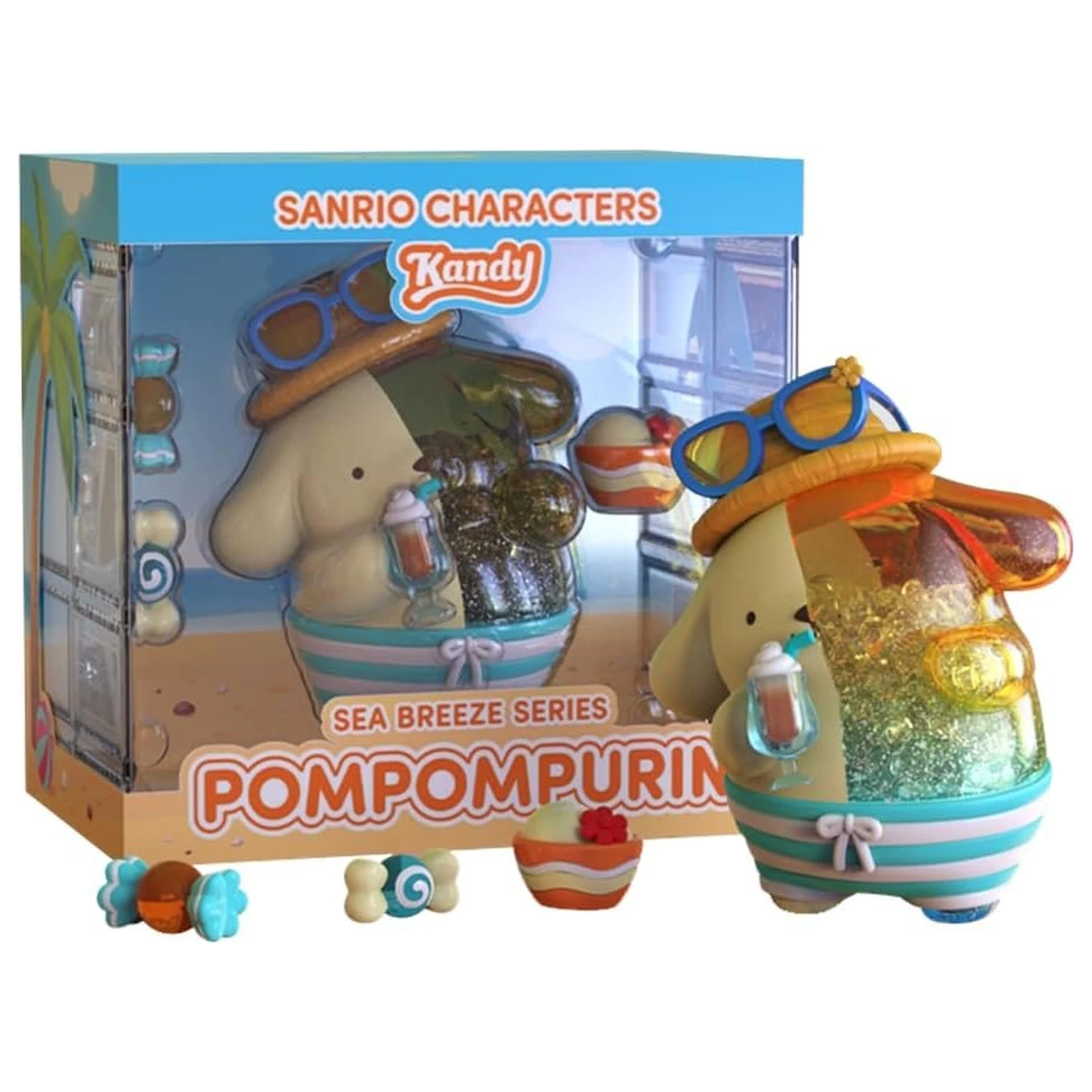 Sanrio Kandy Pompompurin Sea Breeze Series 15 cm produktová fotografia