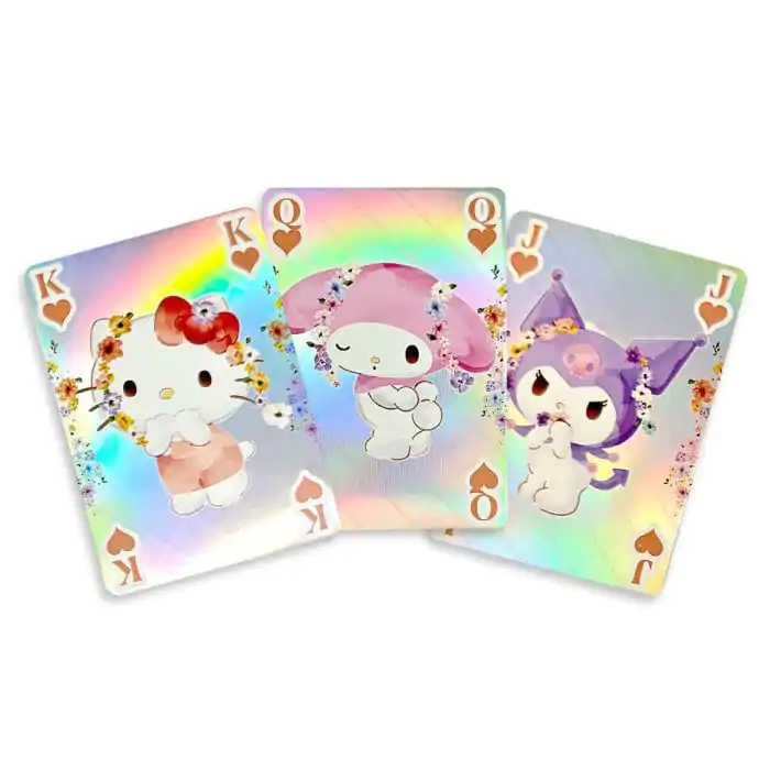 Sanrio Hracie karty Hello Kitty & Friends Holografické produktová fotografia