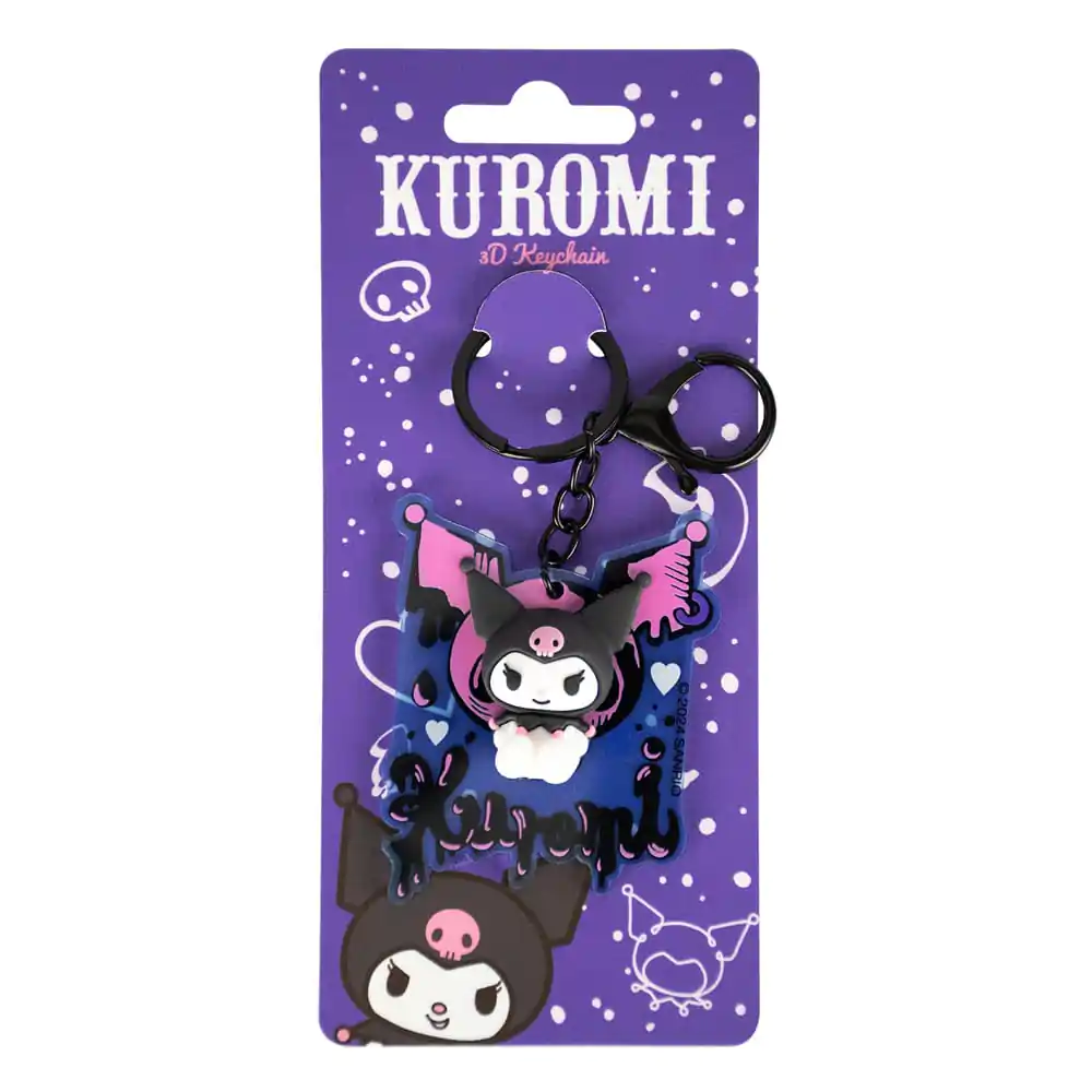Sanrio 3D akrylová kľúčenka Kuromi produktová fotografia