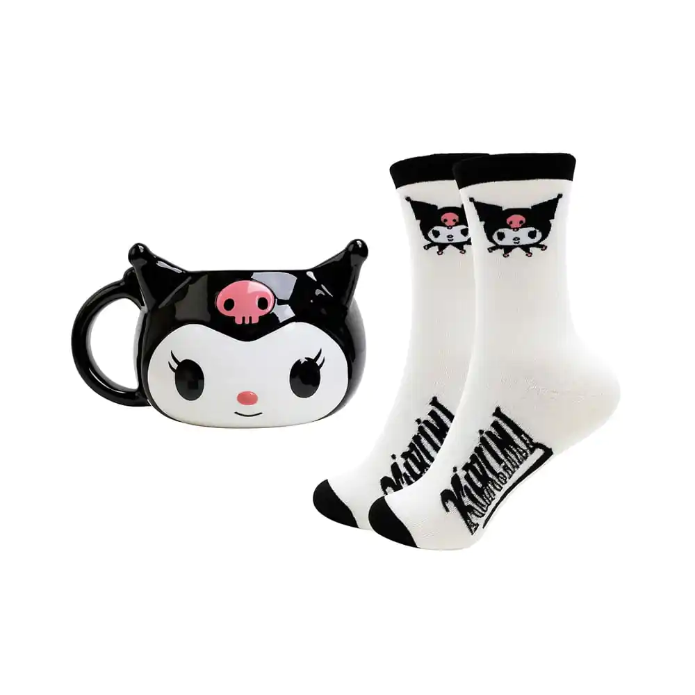 Sanrio 3D hrnček a súprava ponožiek Kuromi produktová fotografia