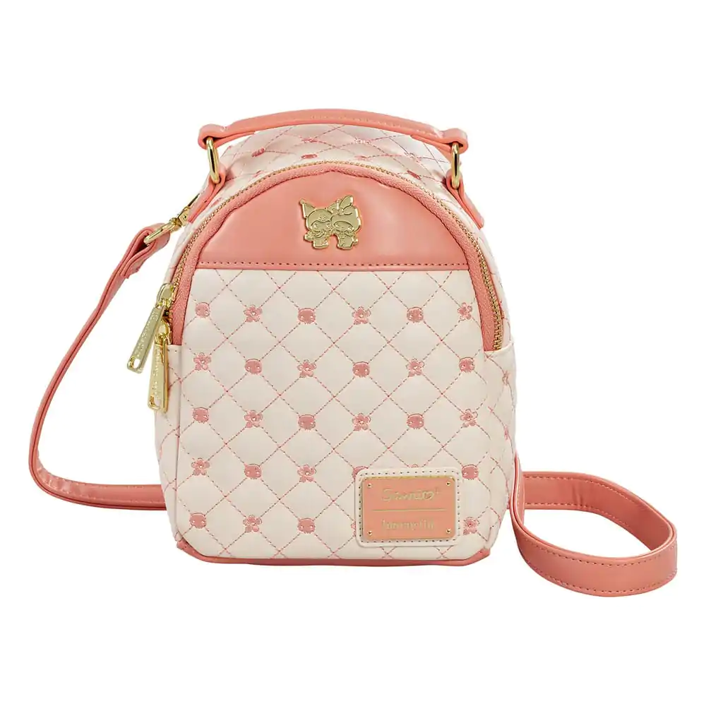 Sanrio by Loungefly crossbody kabelka Kuromi & My Melody Skulls and Flowers produktová fotografia