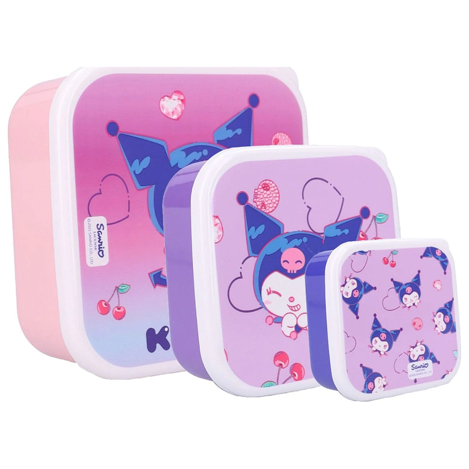 Sanrio Súprava boxov na desiatu Kuromi Fresh Bites produktová fotografia