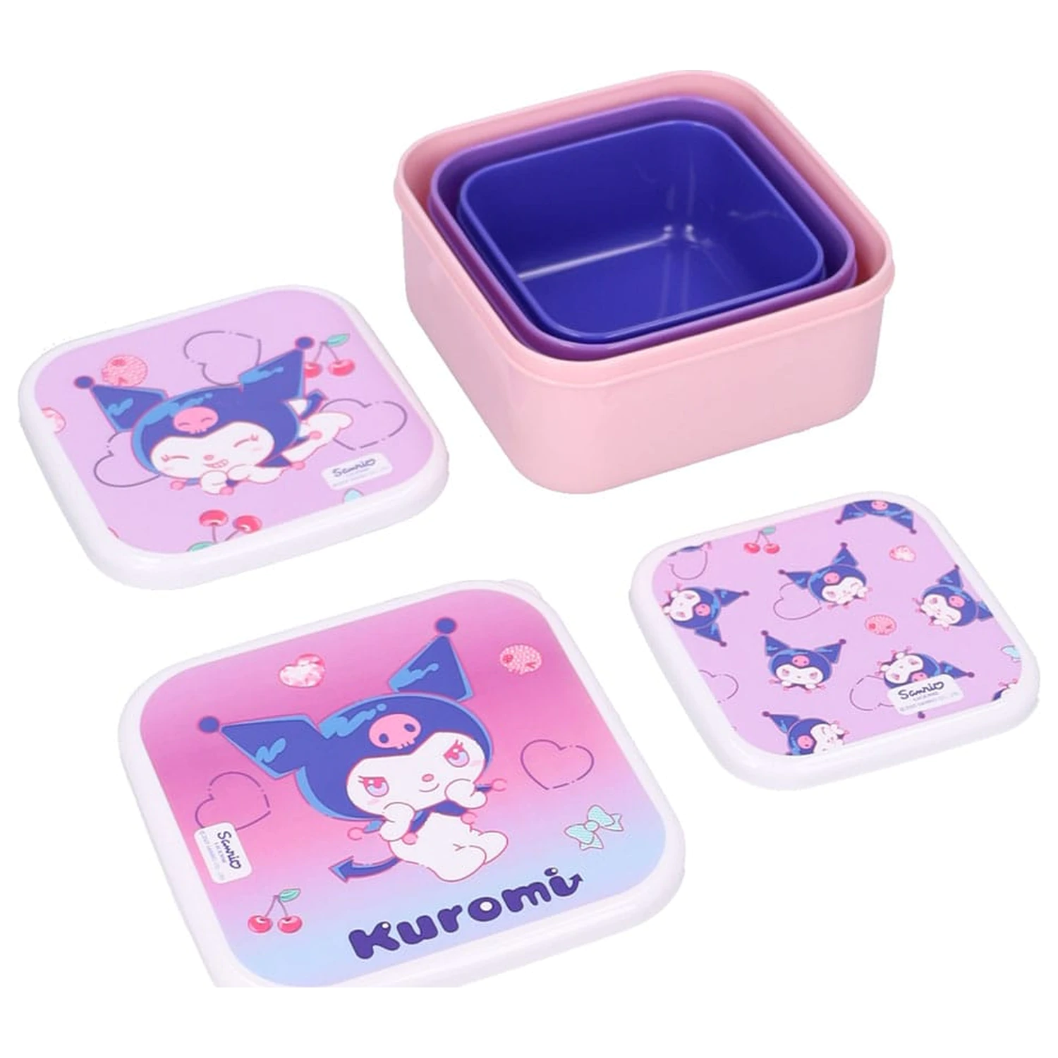 Sanrio Súprava boxov na desiatu Kuromi Fresh Bites produktová fotografia