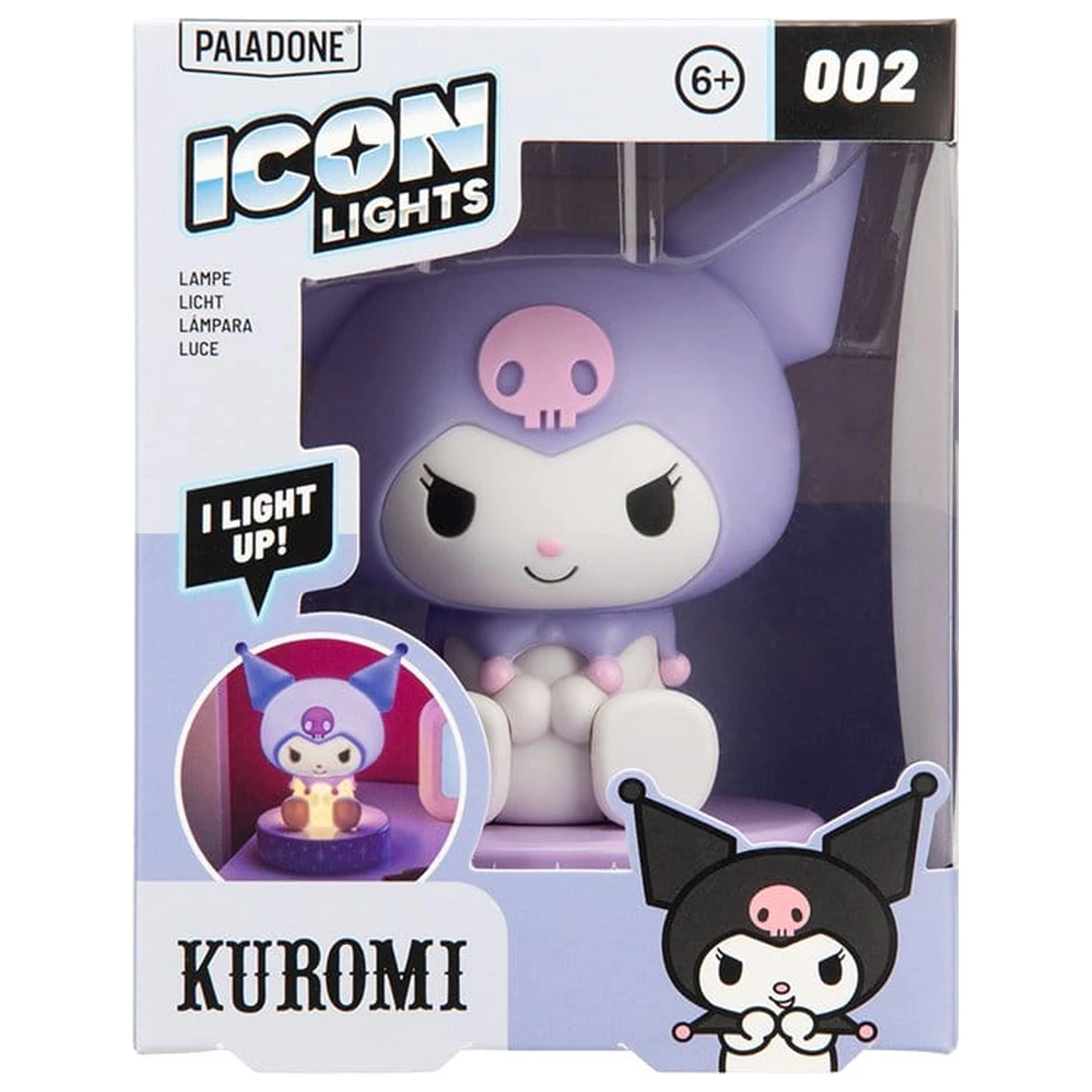 Sanrio Icon Svietidlo Kuromi 14 cm produktová fotografia