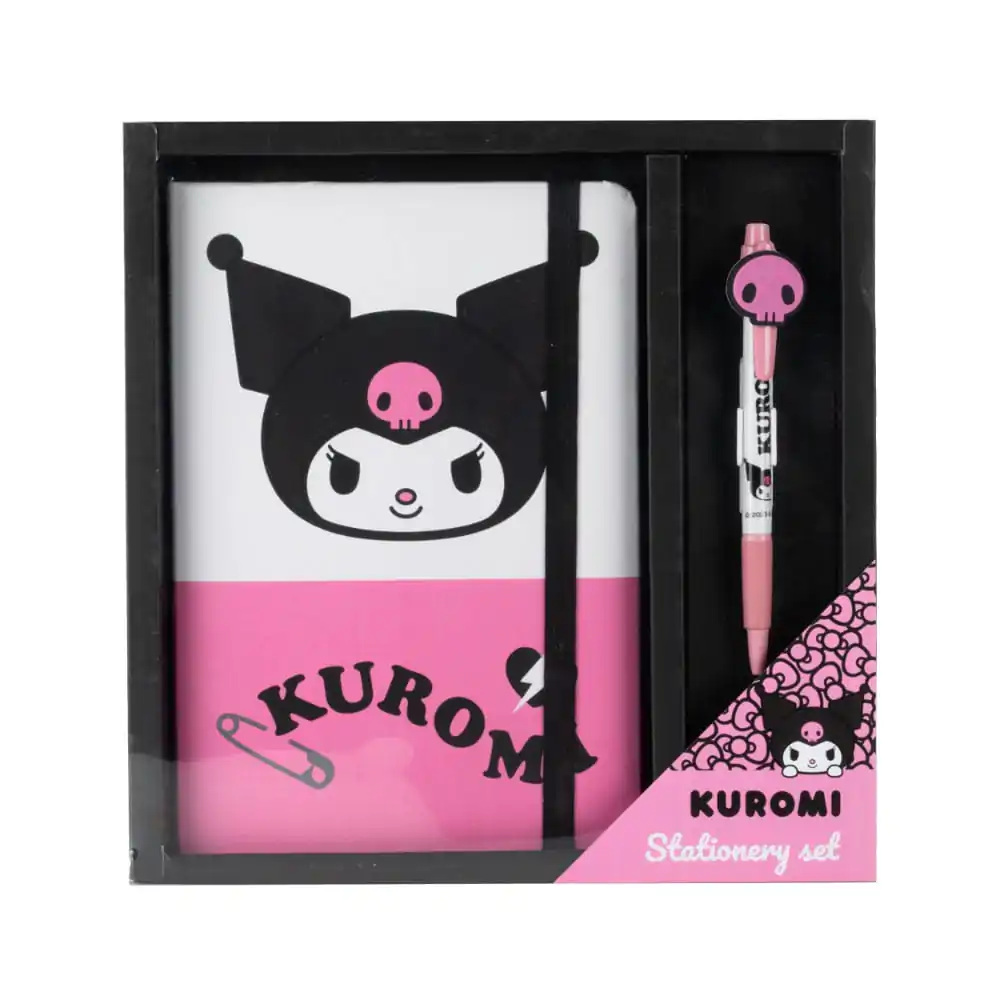Sanrio Zápisník s Perom Gift Set Kuromi produktová fotografia
