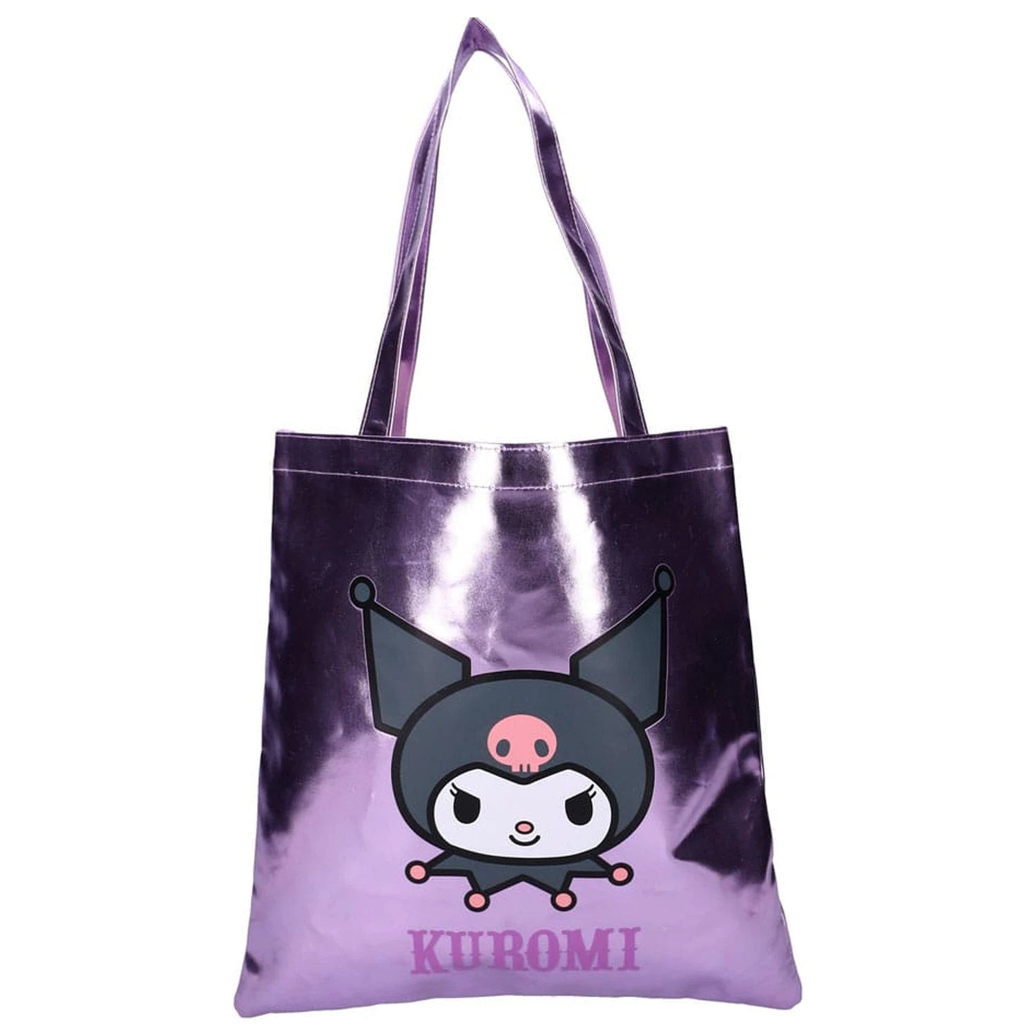 Sanrio Tote Bag Kuromi Metallic Moves produktová fotografia