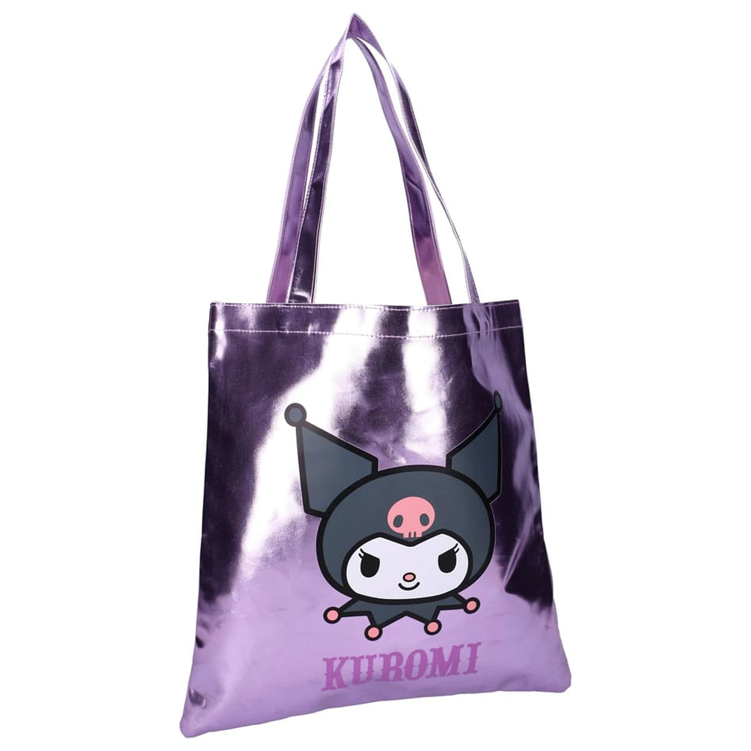 Sanrio Tote Bag Kuromi Metallic Moves produktová fotografia