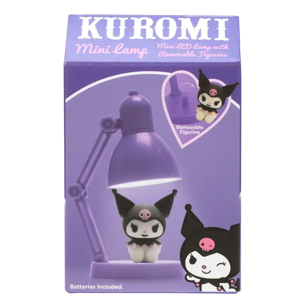 Sanrio Mini LED svetlo s figúrkou Kuromi 10 cm produktová fotografia