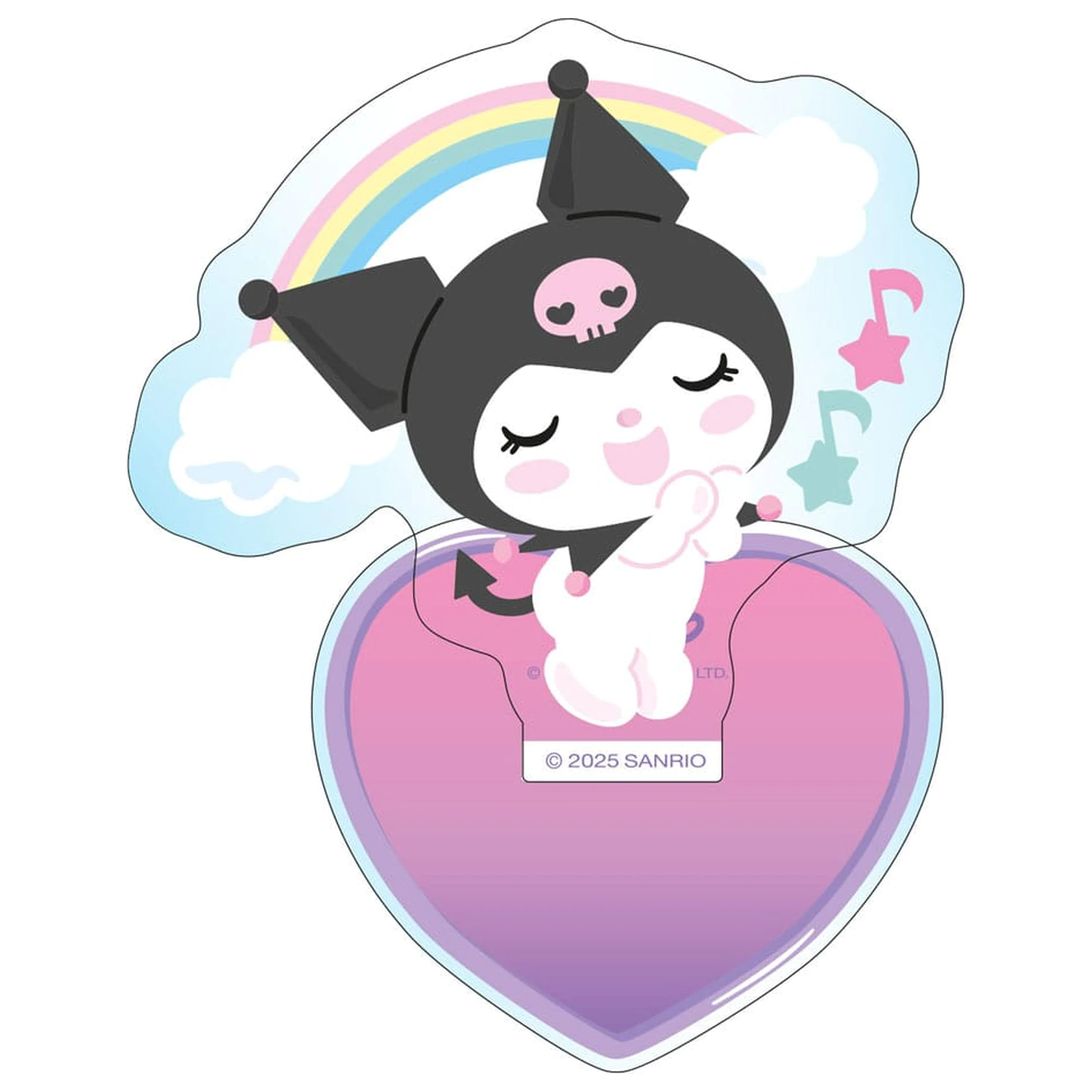 Sanrio Acrylic Stojan Kuromi My Dream Holographic 6 cm produktová fotografia