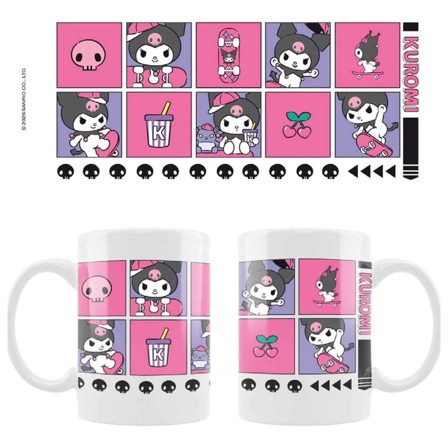 Sanrio Hrnček Kuromi Sk8 For Life produktová fotografia