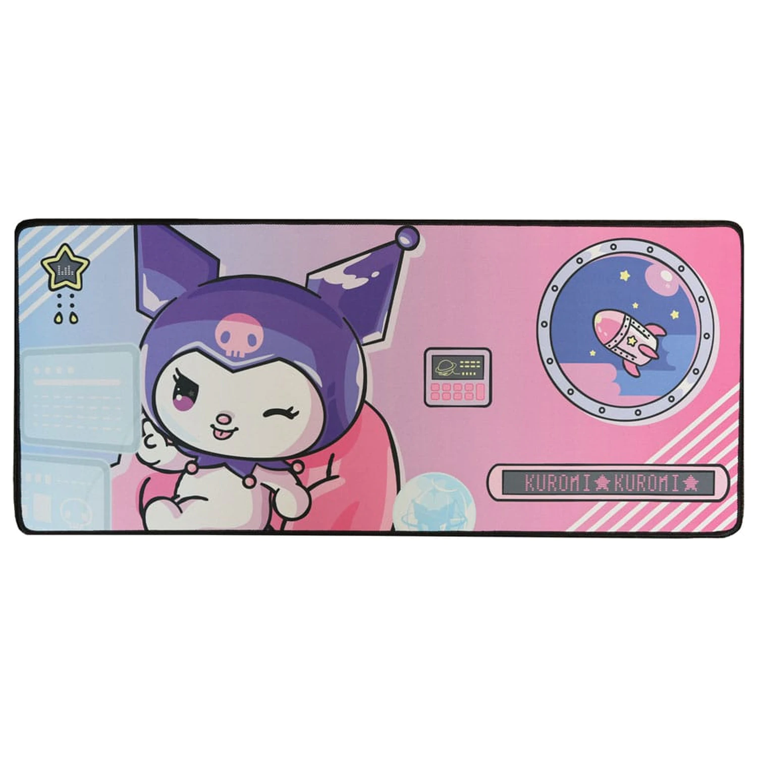 Sanrio XXL podložka pod myš Kuromi Spaceship produktová fotografia