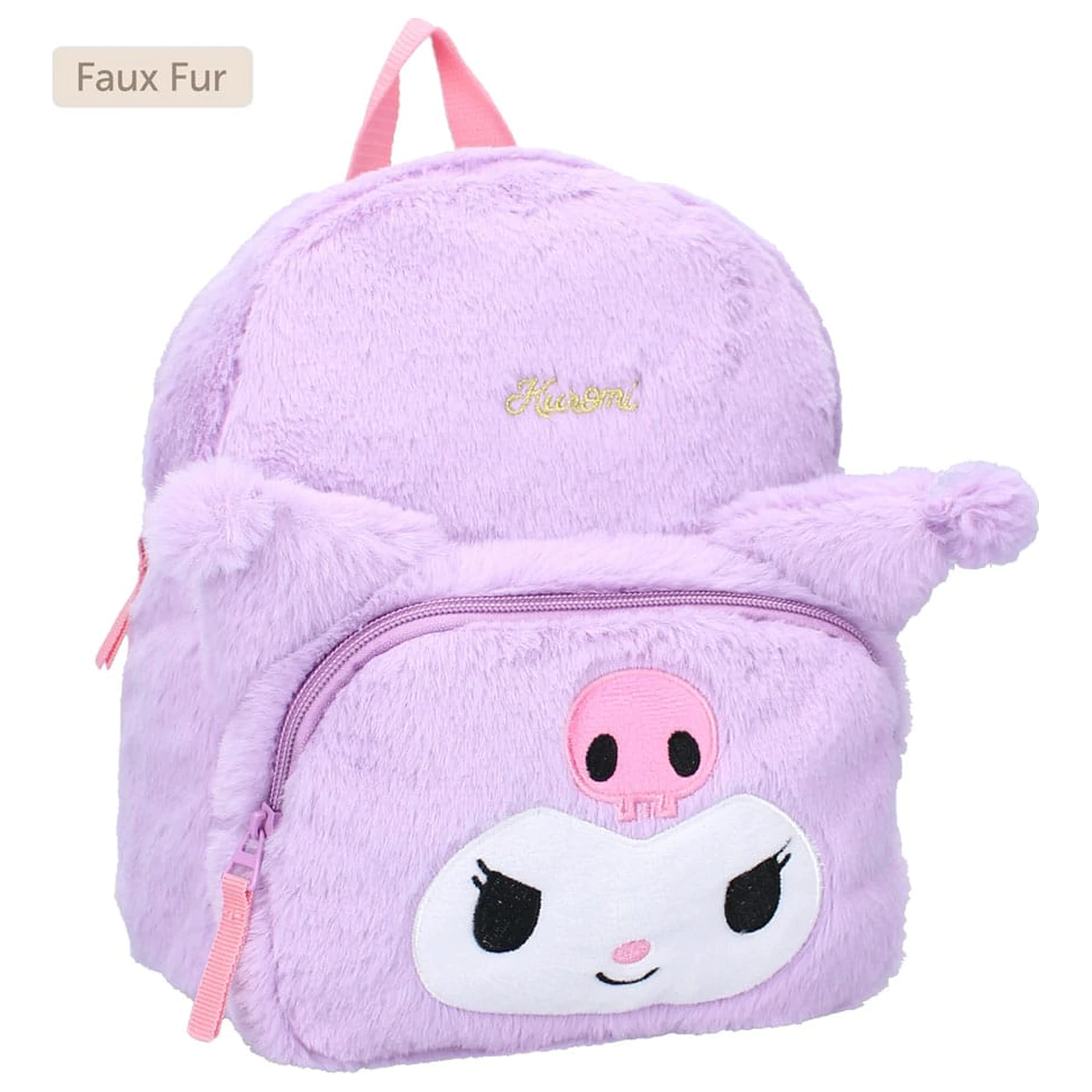 Sanrio Batoh Kuromil Fluffy Festival Purple 26 cm produktová fotografia