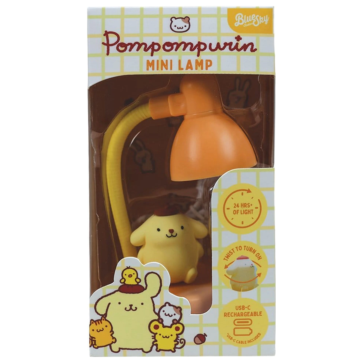 Sanrio Mini LED-svetlo s figúrkou Pompompurin 11 cm produktová fotografia