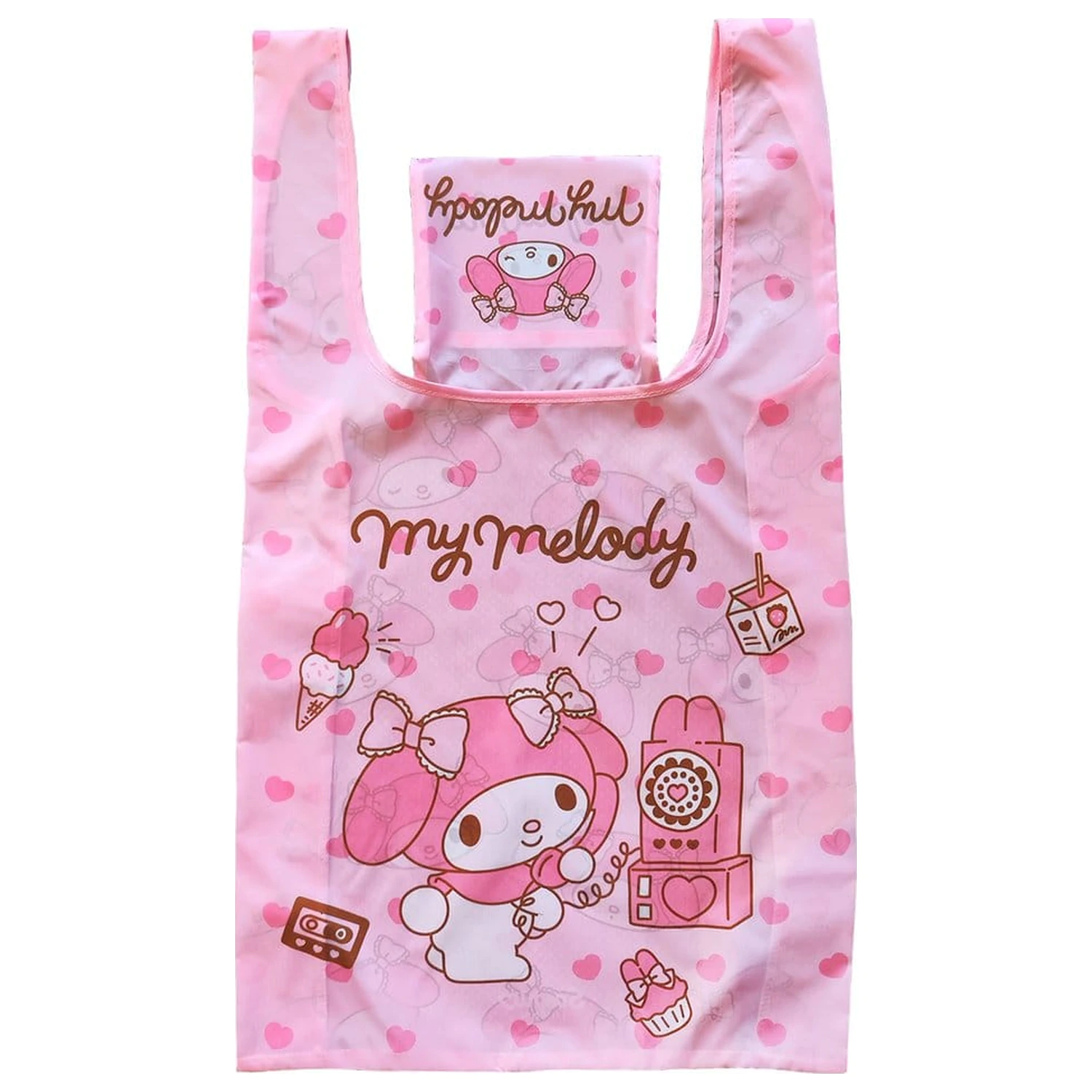 Sanrio Tote Bag My Melody Kawaii skladacia produktová fotografia