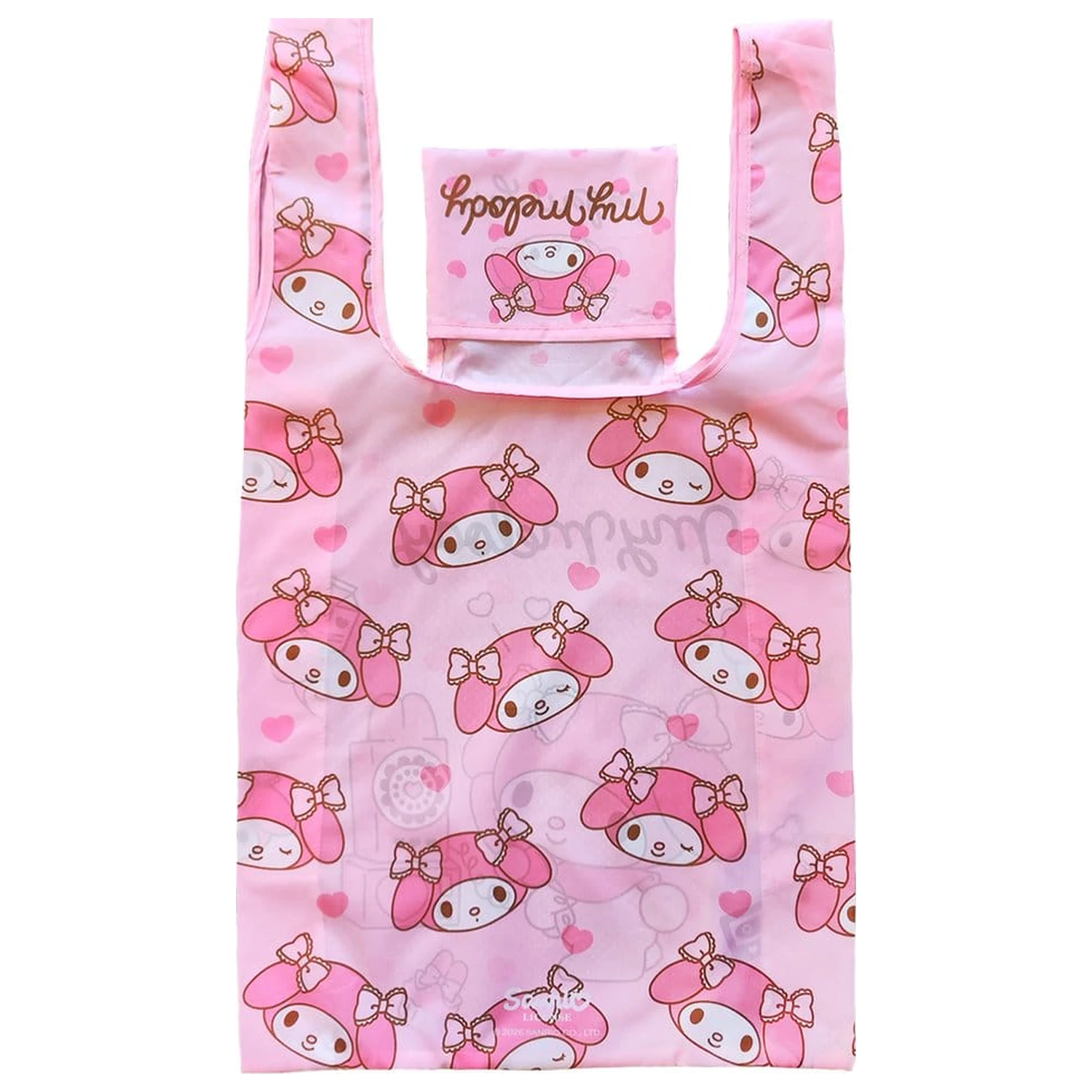 Sanrio Tote Bag My Melody Kawaii skladacia produktová fotografia