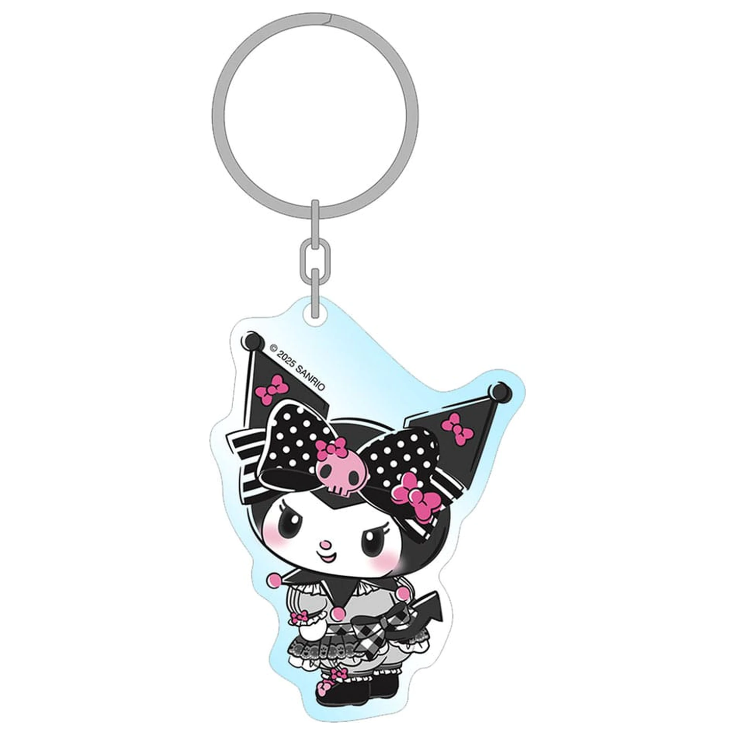 Sanrio Pink Black Party Series Akrylová kľúčenka Kuromi 7 cm produktová fotografia