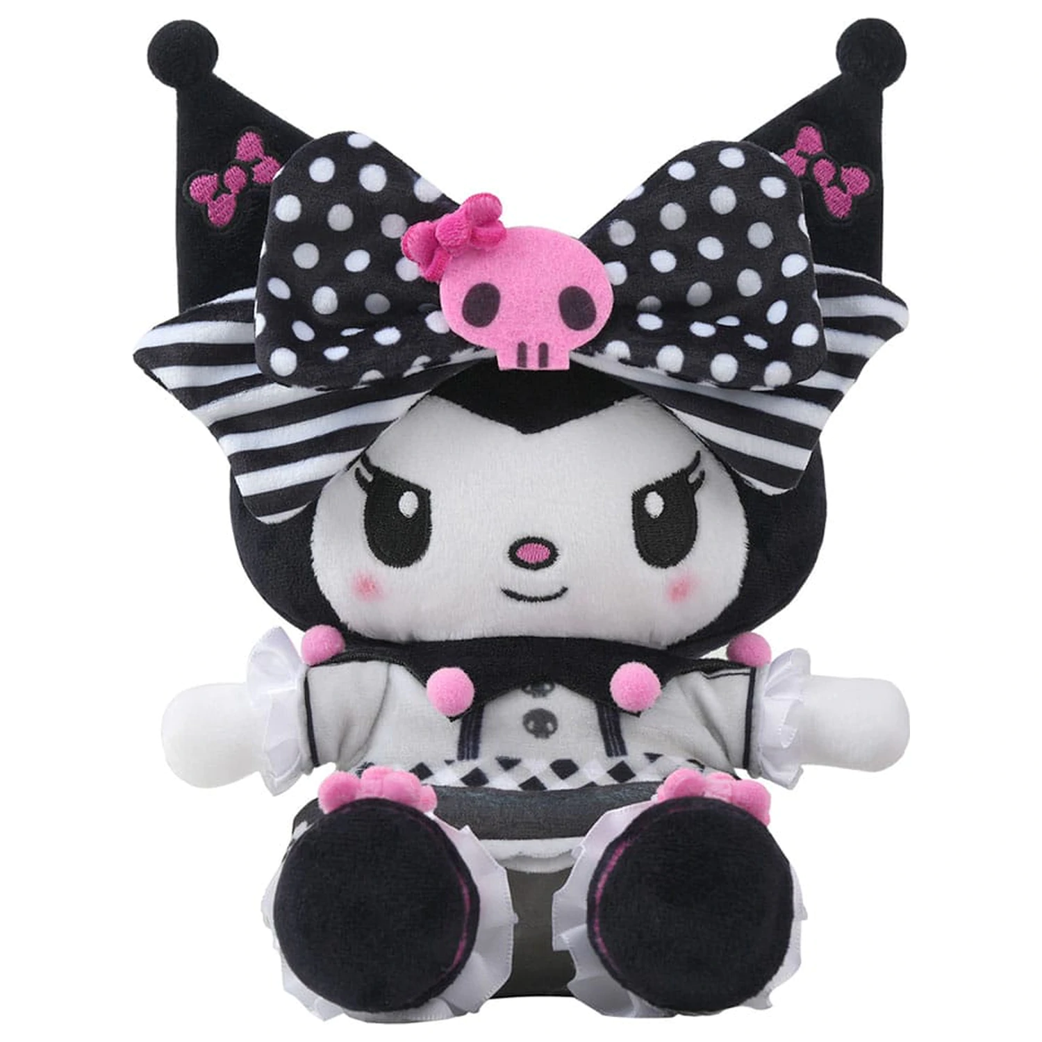 Sanrio Pink Black Party Series plyšová figúrka Kuromi 35 cm produktová fotografia