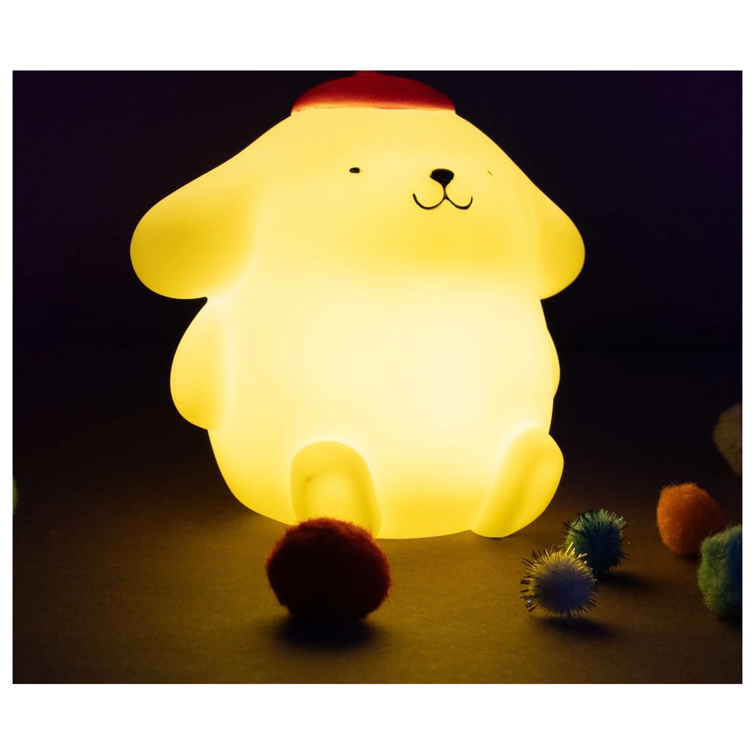 Sanrio Mood Lampa s USB-C Pompompurin 11 cm produktová fotografia