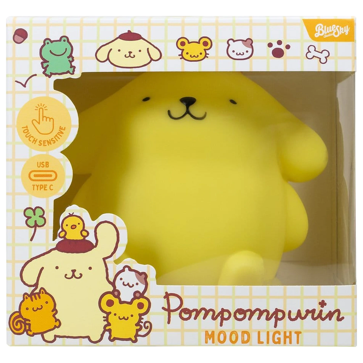 Sanrio Mood Lampa s USB-C Pompompurin 11 cm produktová fotografia