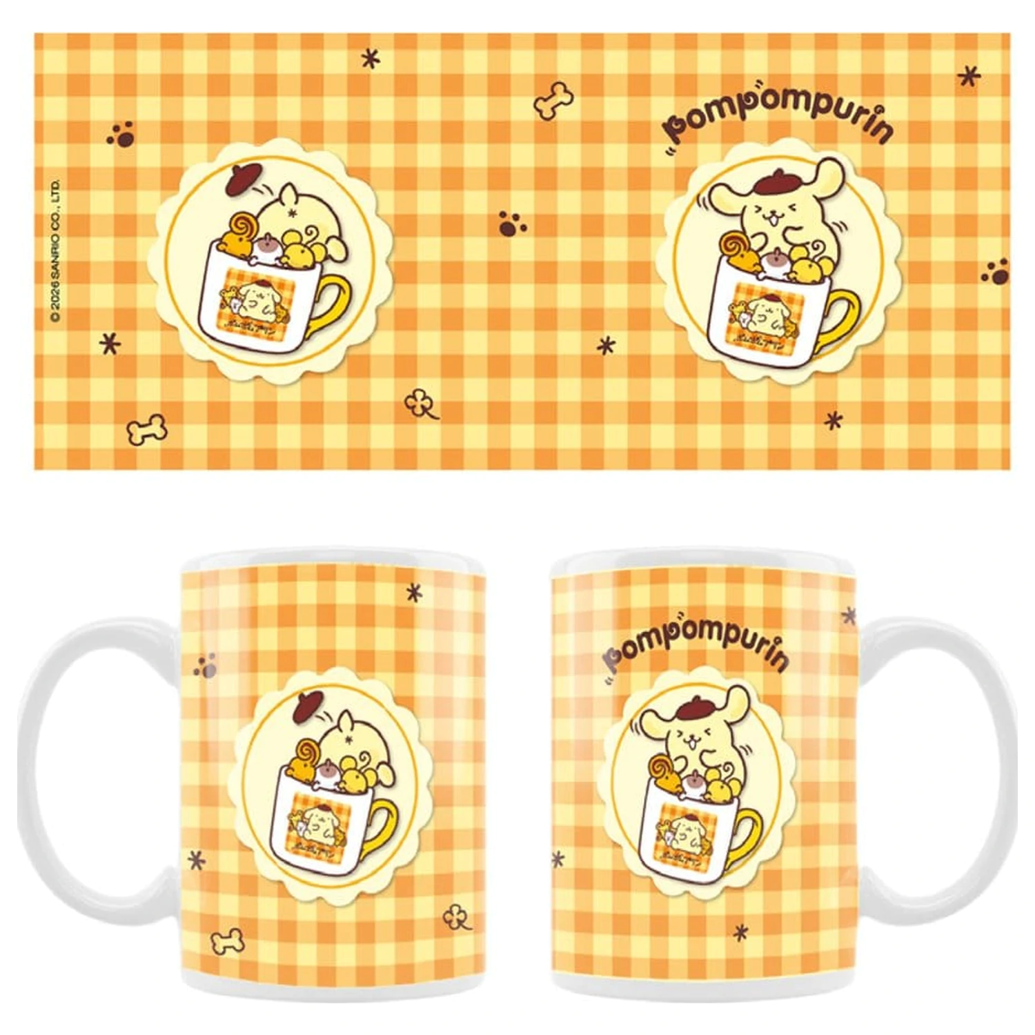 Sanrio hrnček Pompompurin Squishy Cute Purin 03 produktová fotografia