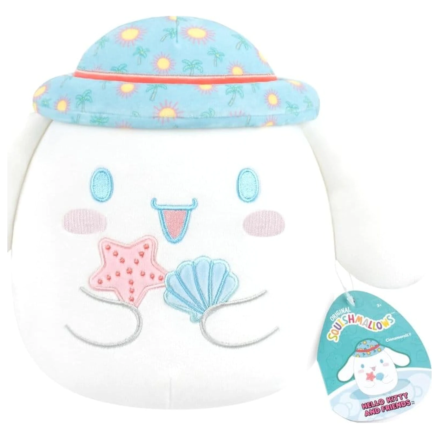 Sanrio Squishmallow plyšová figúrka Hello Kitty and Friends Seize the Moment Cinnamoroll Hat 20 cm produktová fotografia