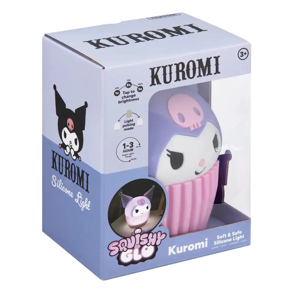 Sanrio Squishy Svietiace silikónové svetlo Kuromi 15 cm produktová fotografia