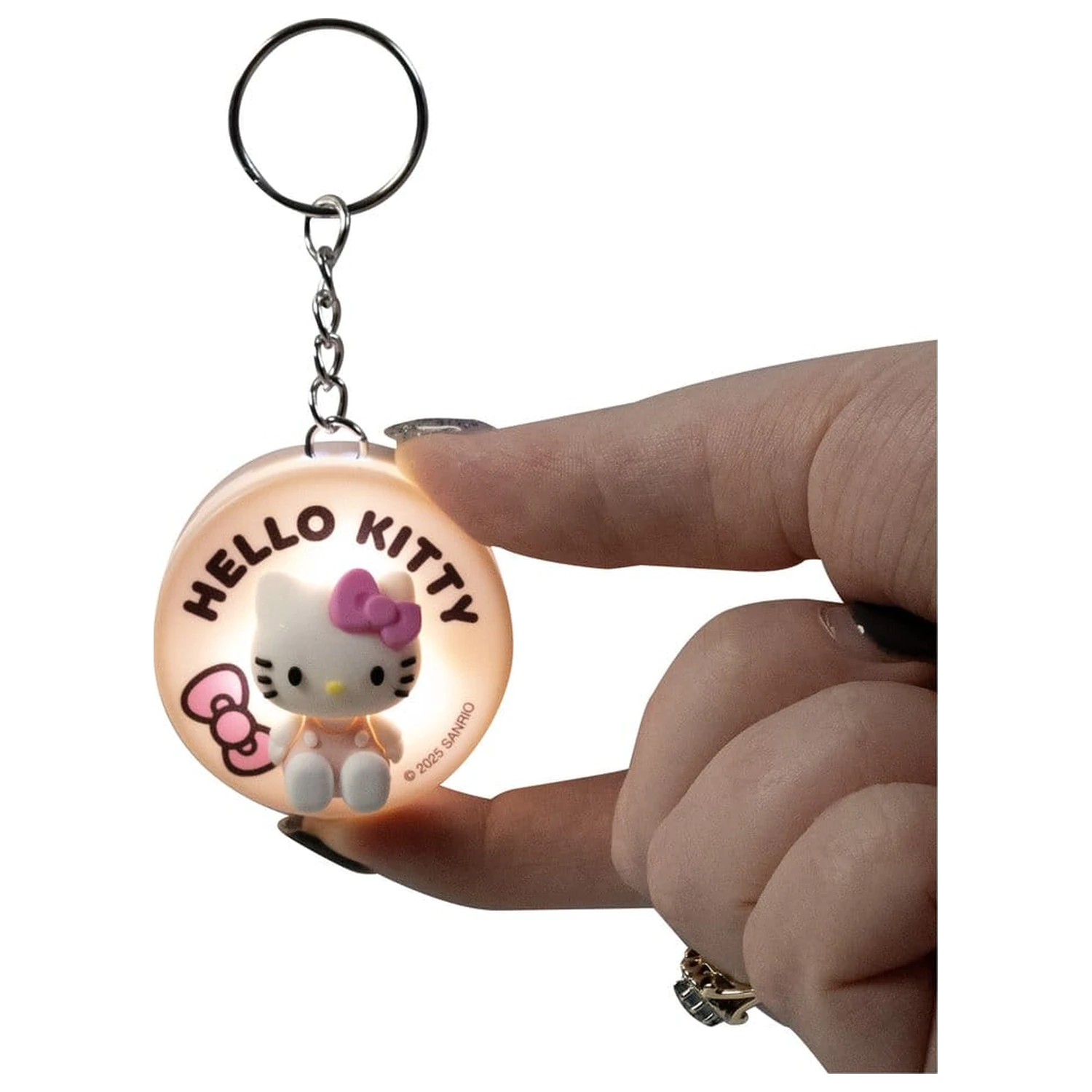 Sanrio svietiaca kľúčenka Hello Kitty produktová fotografia