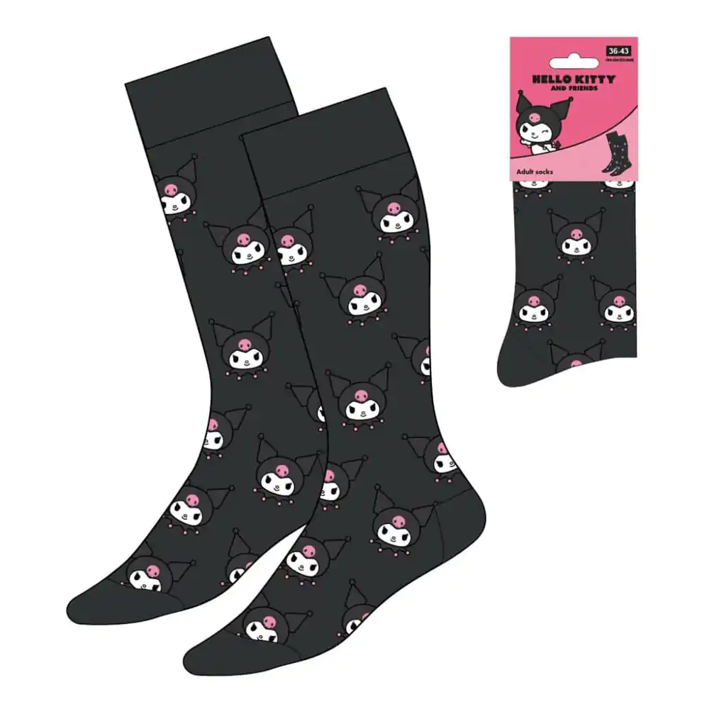 Sanrio Ponožky Kuromi Face 36-43 produktová fotografia