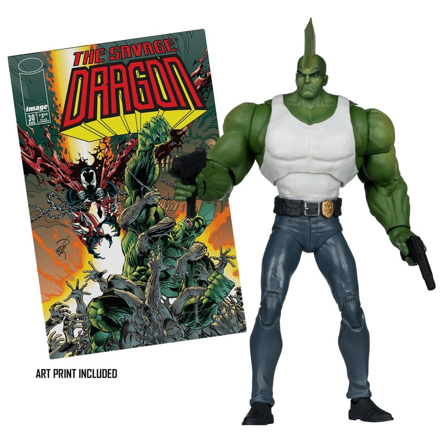 Savage Dragon Image Comics Founders Series McFarlane Elite Edition akčná figúrka Dragon 20 cm produktová fotografia
