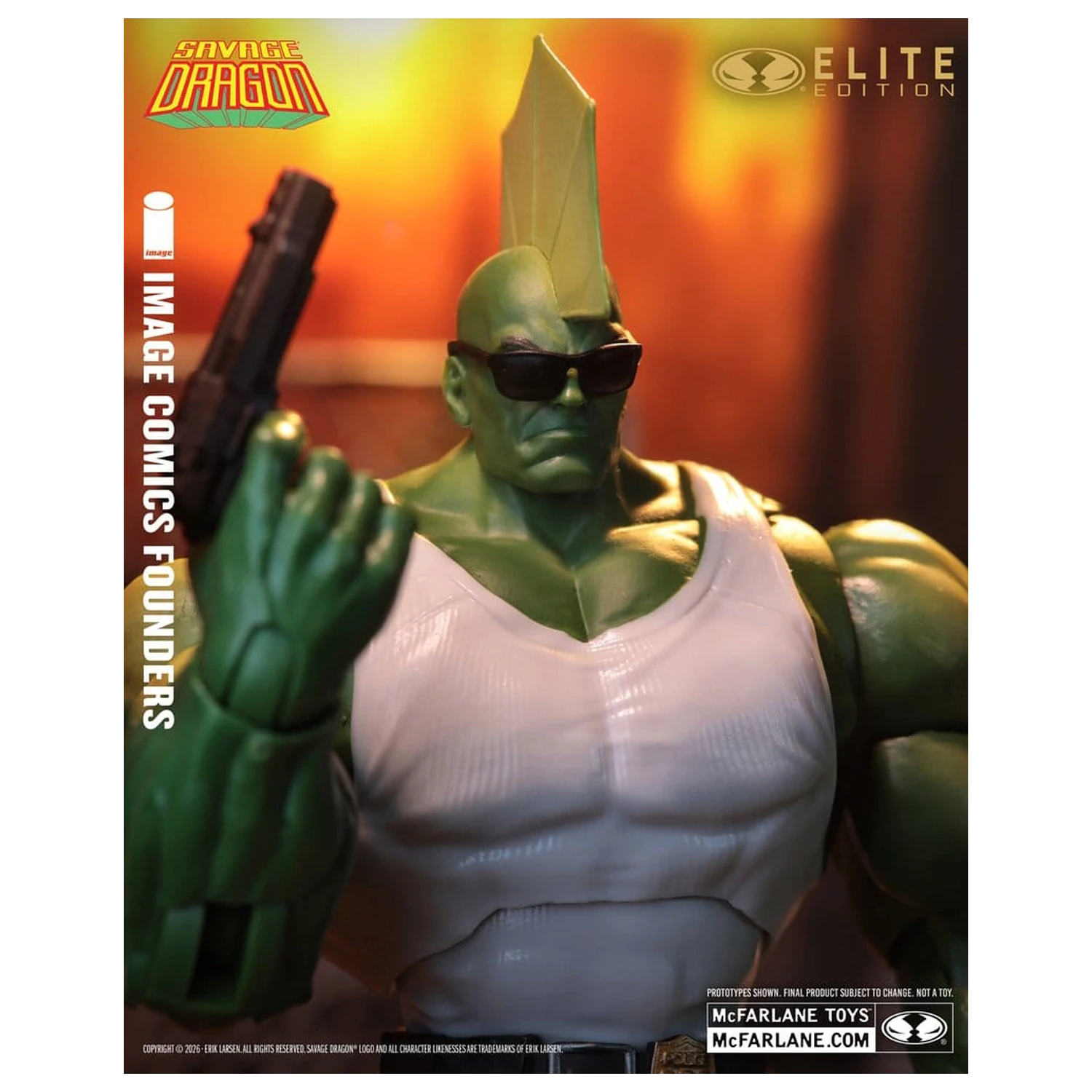 Savage Dragon Image Comics Founders Series McFarlane Elite Edition akčná figúrka Dragon 20 cm produktová fotografia
