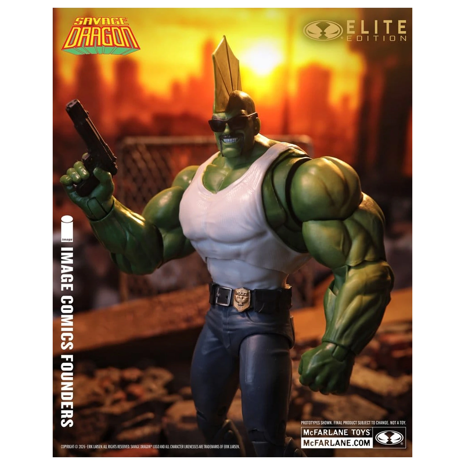 Savage Dragon Image Comics Founders Series McFarlane Elite Edition akčná figúrka Dragon 20 cm produktová fotografia