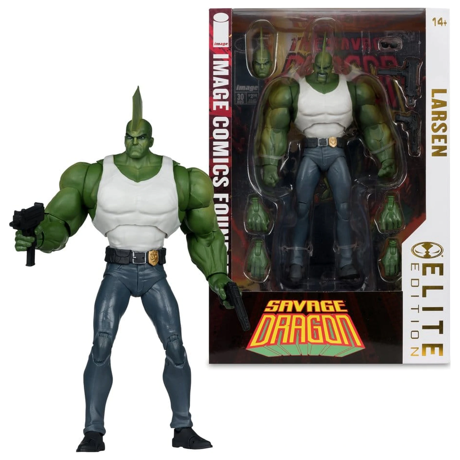 Savage Dragon Image Comics Founders Series McFarlane Elite Edition akčná figúrka Dragon 20 cm produktová fotografia