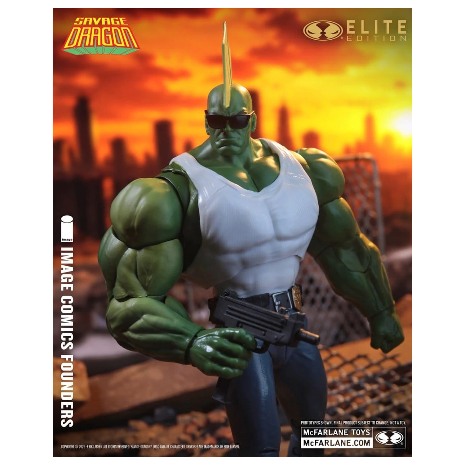 Savage Dragon Image Comics Founders Series McFarlane Elite Edition akčná figúrka Dragon 20 cm produktová fotografia
