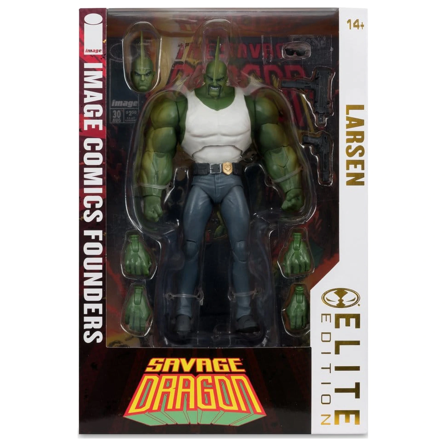 Savage Dragon Image Comics Founders Series McFarlane Elite Edition akčná figúrka Dragon 20 cm produktová fotografia
