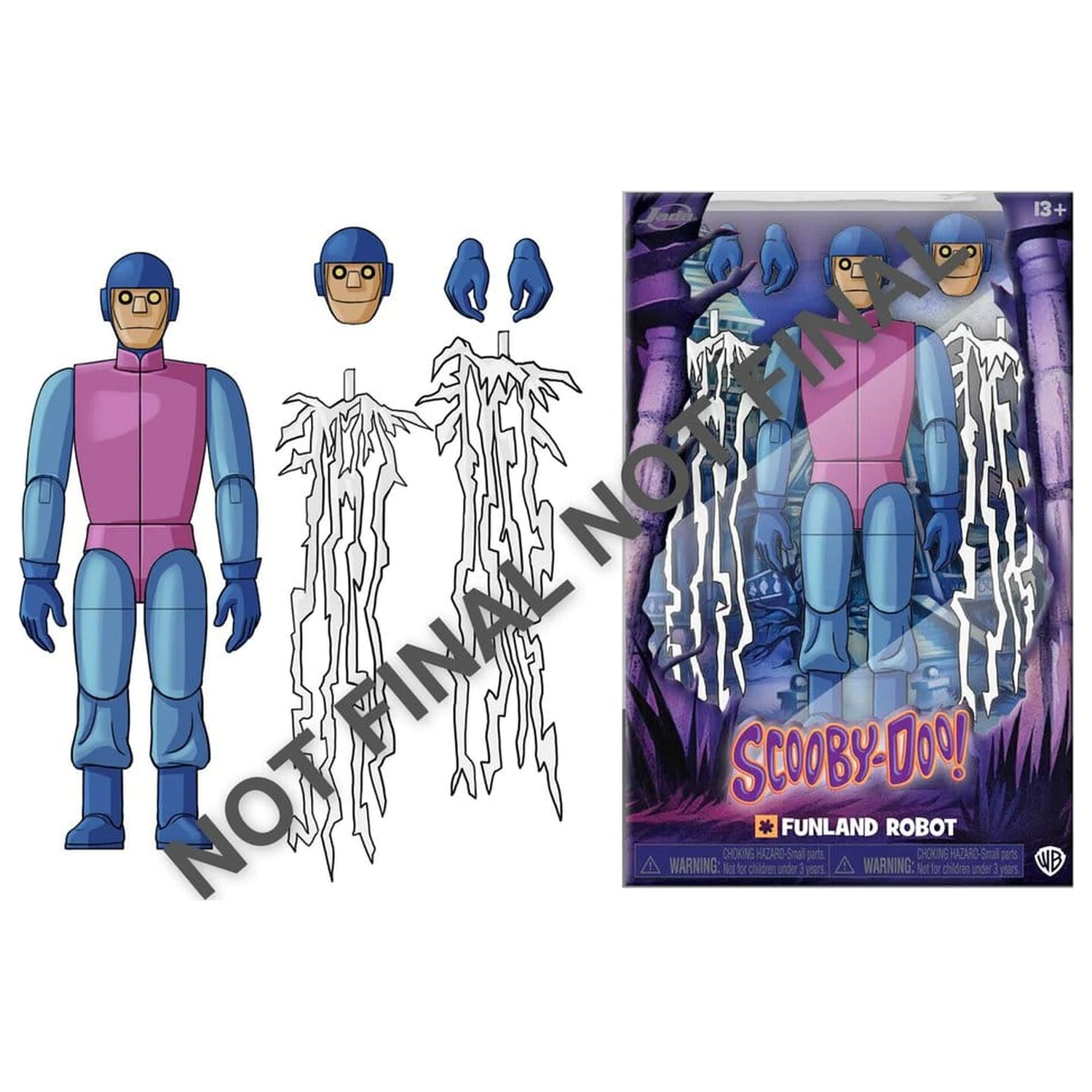 Scooby Doo Action Figure Funland robot 16 cm produktová fotografia