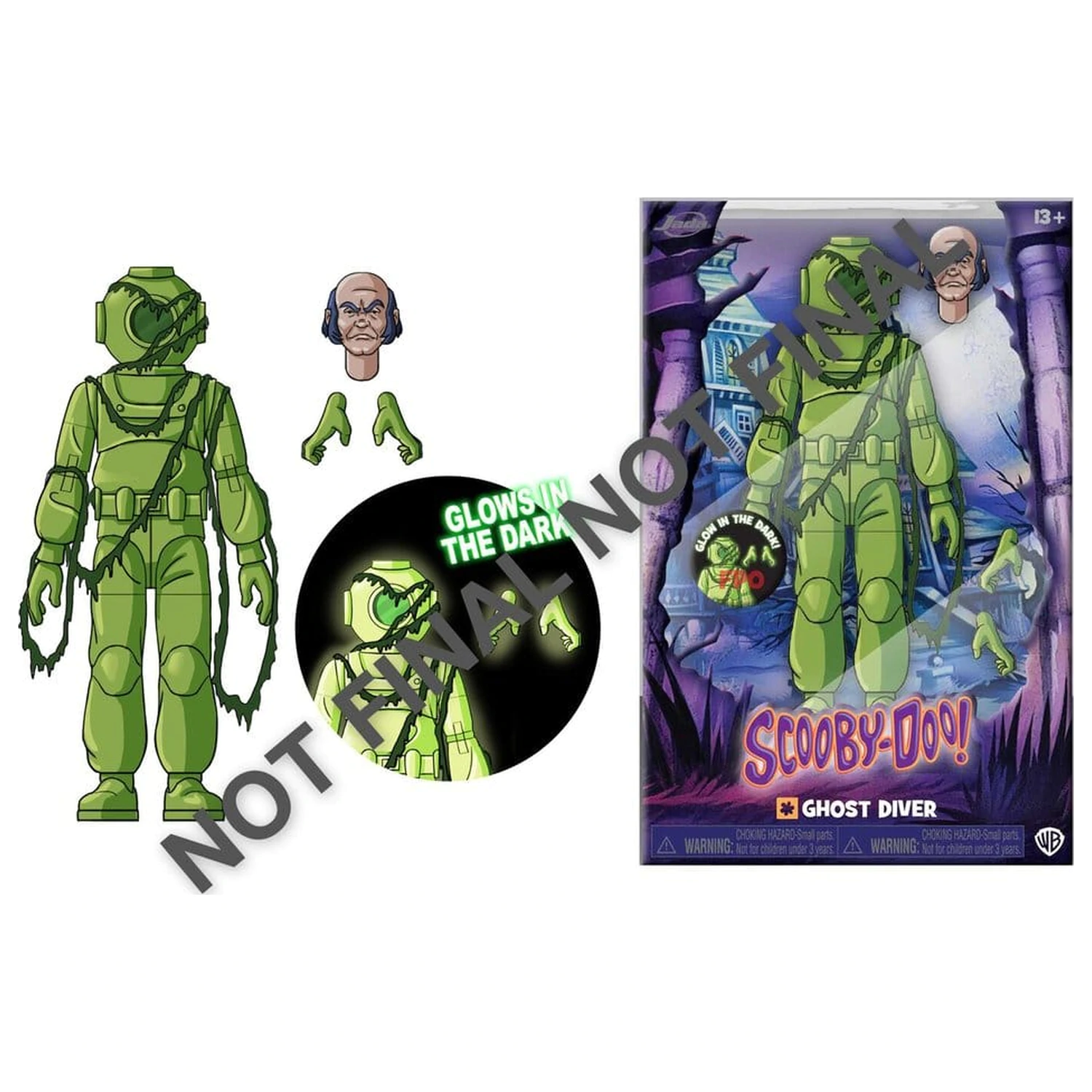Scooby Doo akčná figúrka Ghost Diver 16 cm produktová fotografia