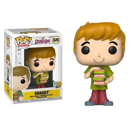Scooby Doo POP! Animation Vinylová figúrka Shaggy w/ Sandwich 9 cm produktová fotografia