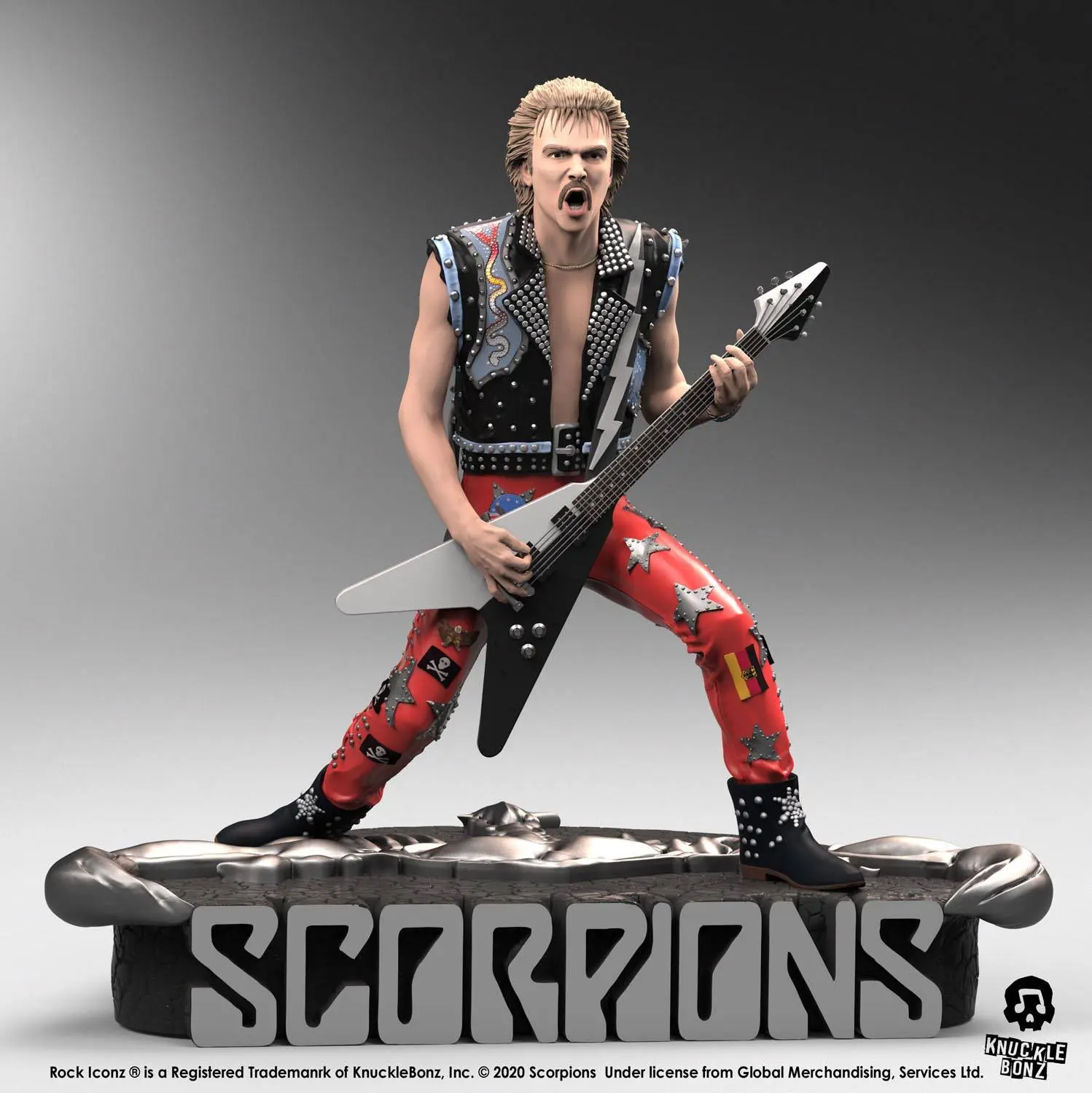 Scorpions Rock Iconz Socha Rudolf Schenker Limited Edition 22 cm produktová fotografia