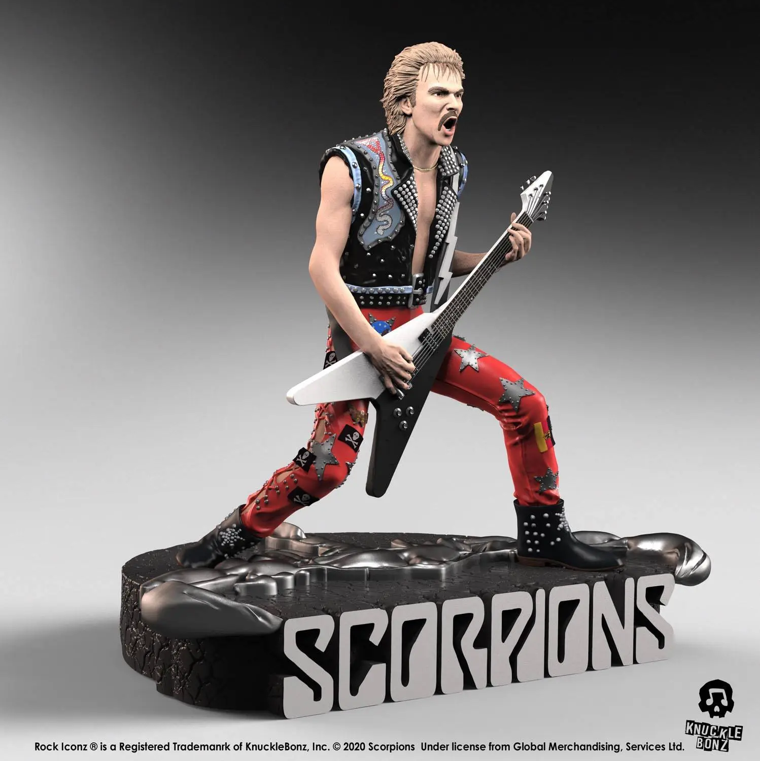 Scorpions Rock Iconz Socha Rudolf Schenker Limited Edition 22 cm produktová fotografia