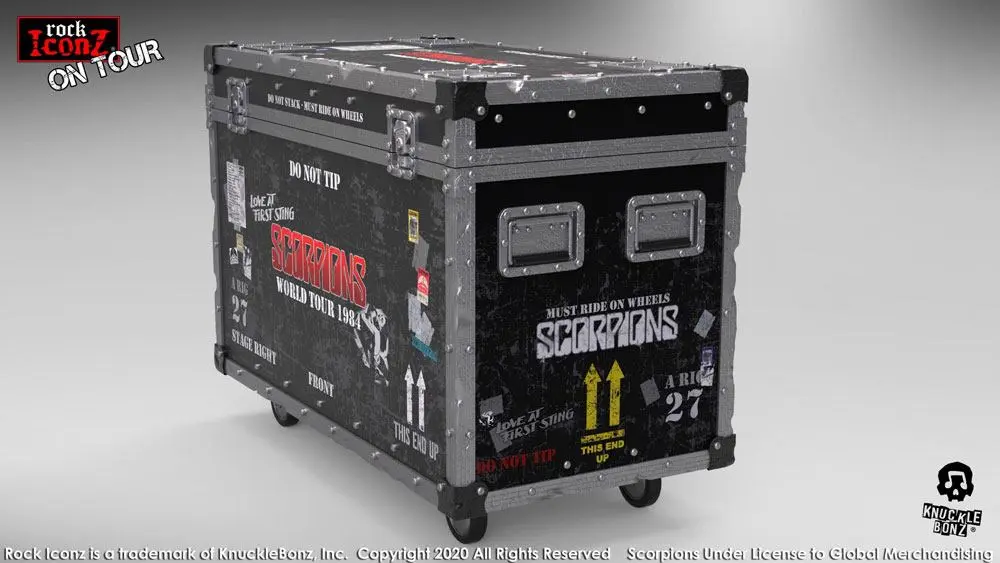 Scorpions Rock Ikonz On Tour World Tour 1984 Road Case Socha + Stage Backdrop produktová fotografia