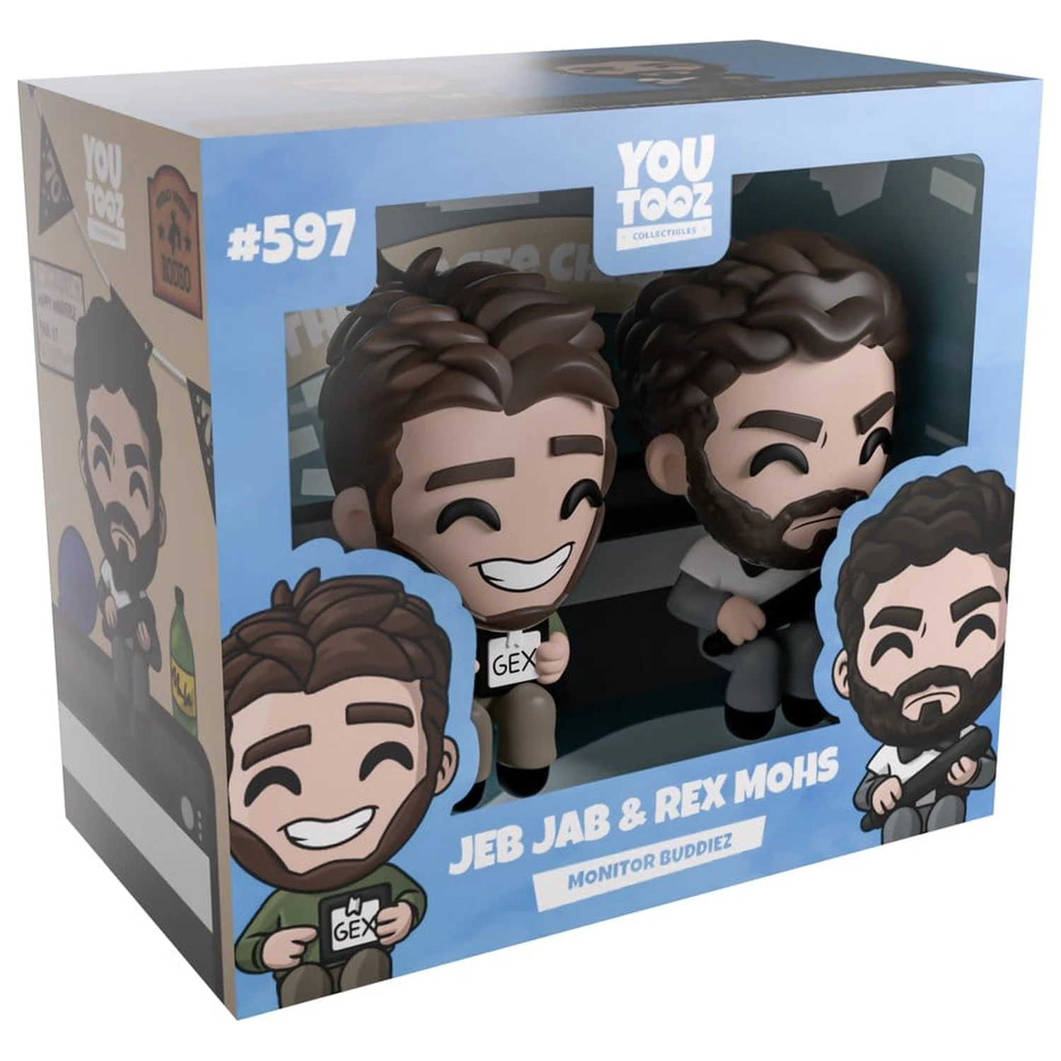 Scott the Woz vinylové figúrky Jeb Jab a Rex Mohs Monitor Buddiez 6 cm produktová fotografia