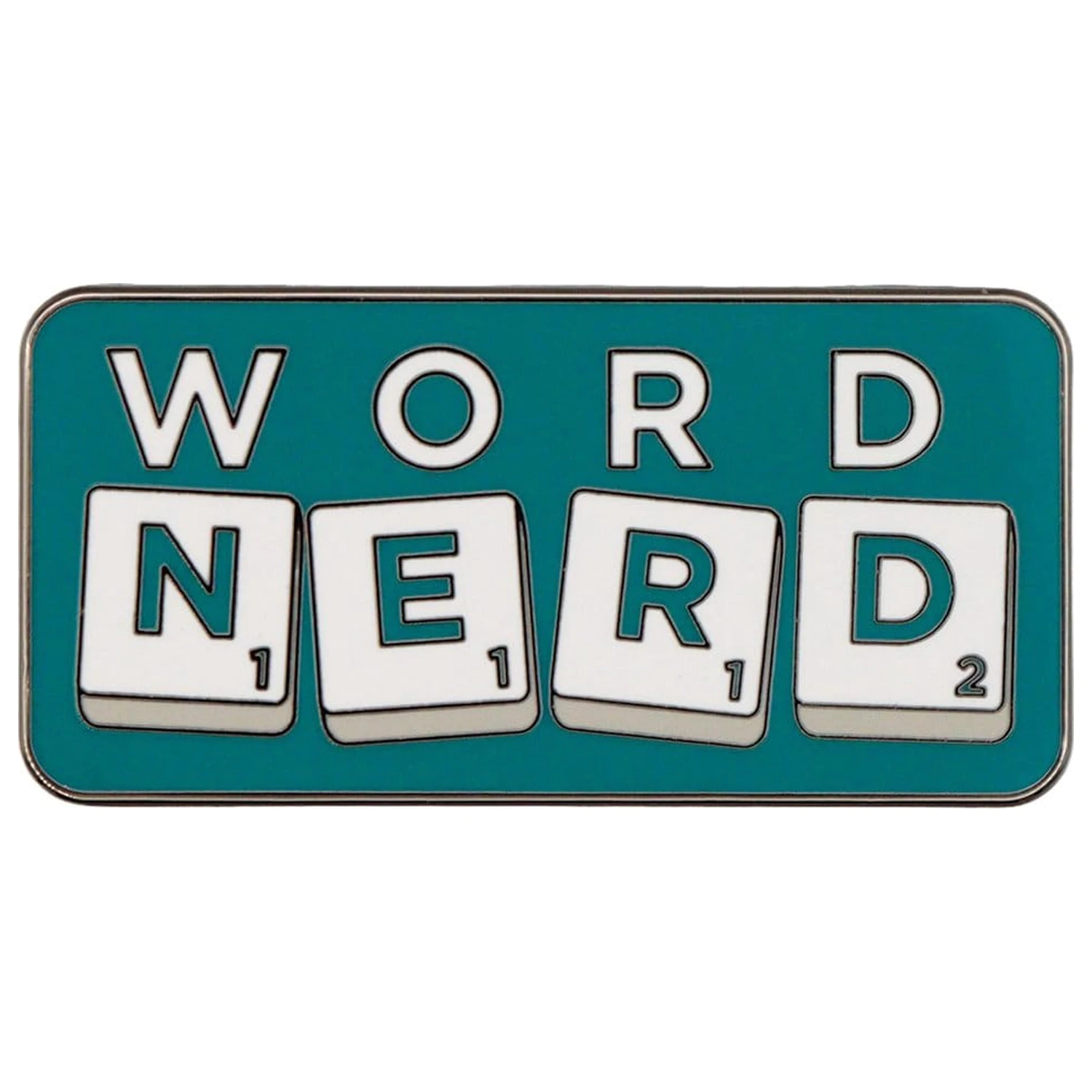 Scrabble Pin Odznak Word Nerd Limitovaná Edícia produktová fotografia