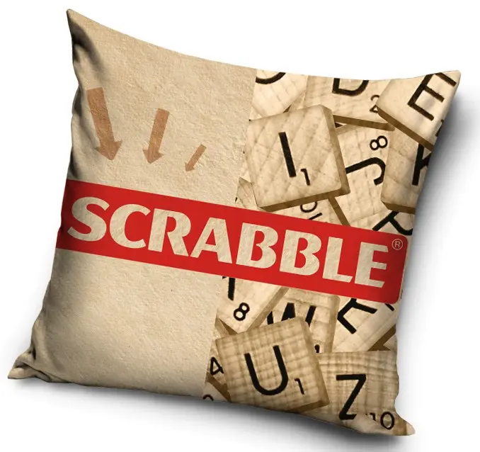 Scrabble obliečka na vankúš 40*40 cm produktová fotografia