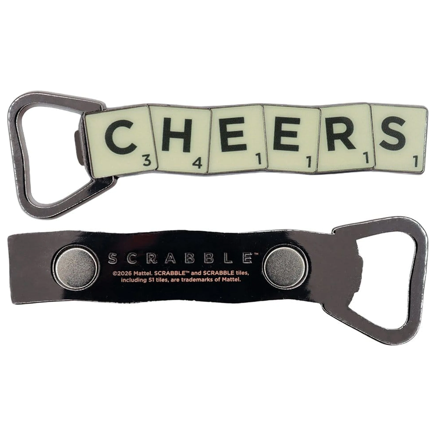 Scrabble Otvárač na fľaše Magnetic Cheers produktová fotografia