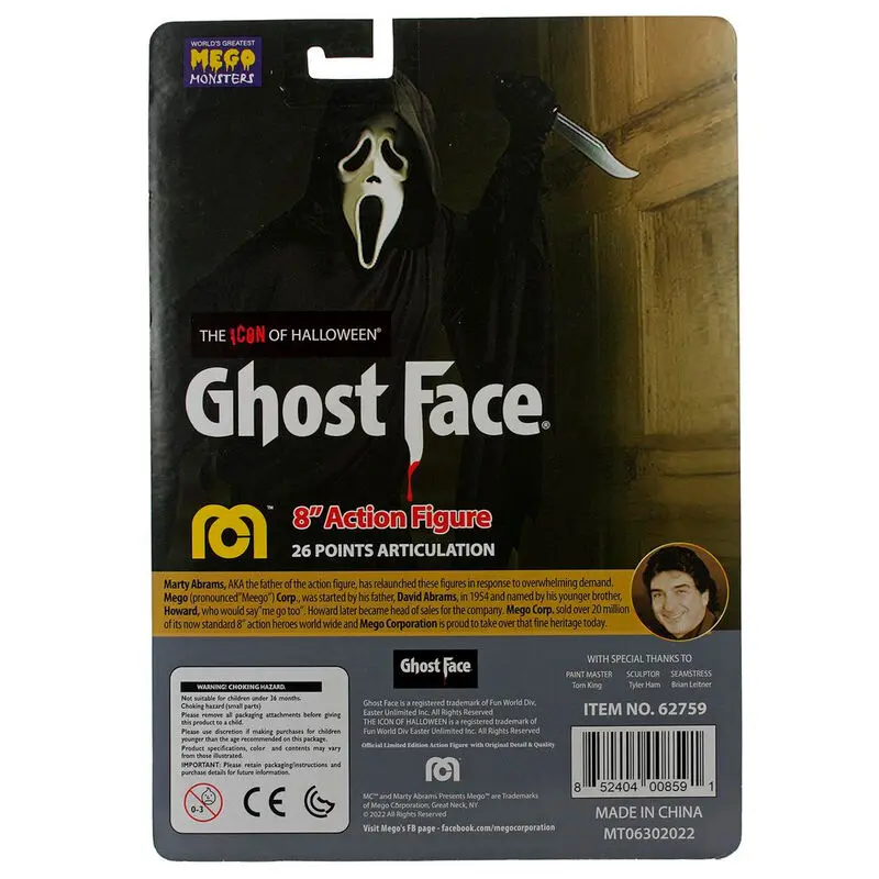 Scream Ghost Face figúrka 20cm produktová fotografia