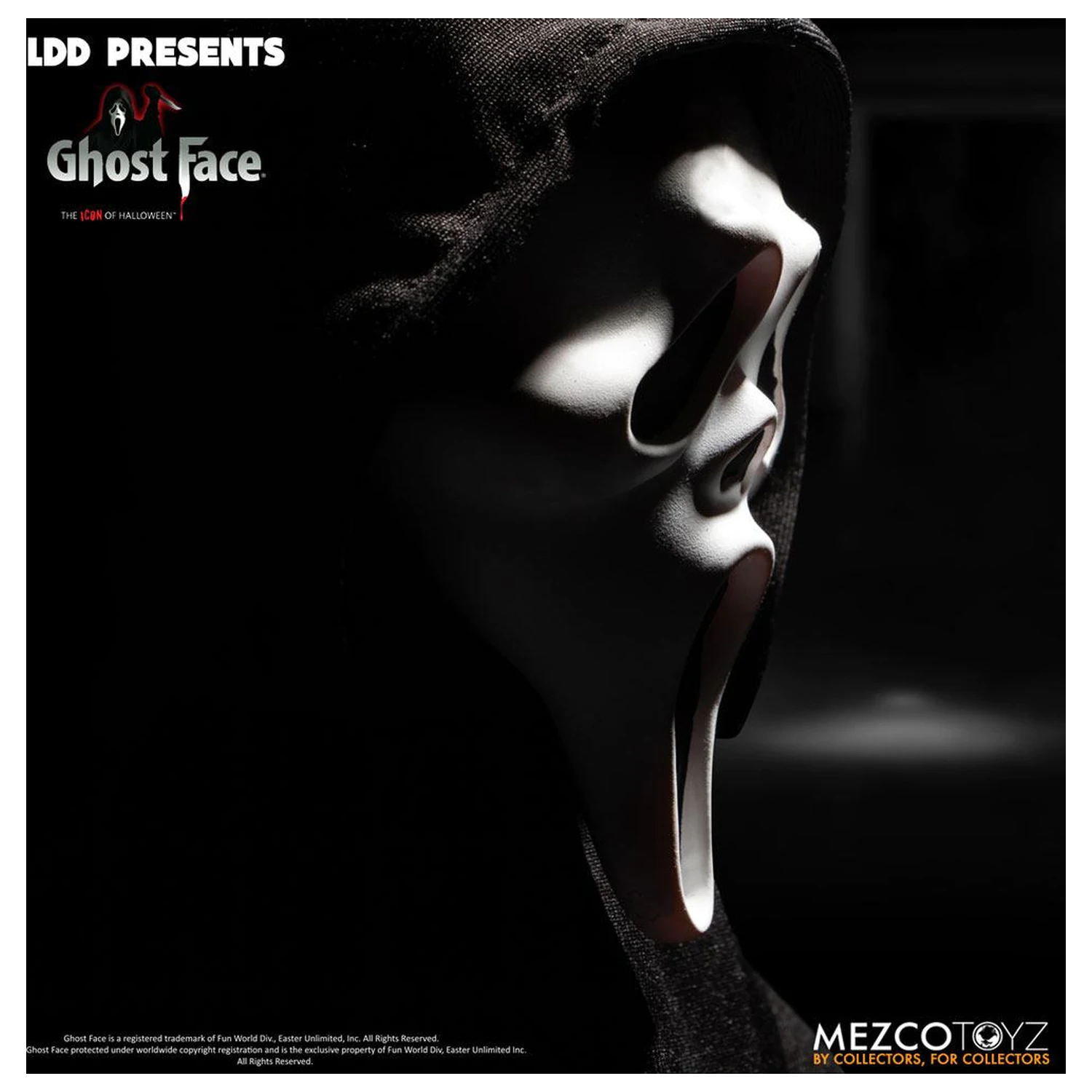 Scream Living Dead Dolls bábika Ghost Face 25 cm produktová fotografia