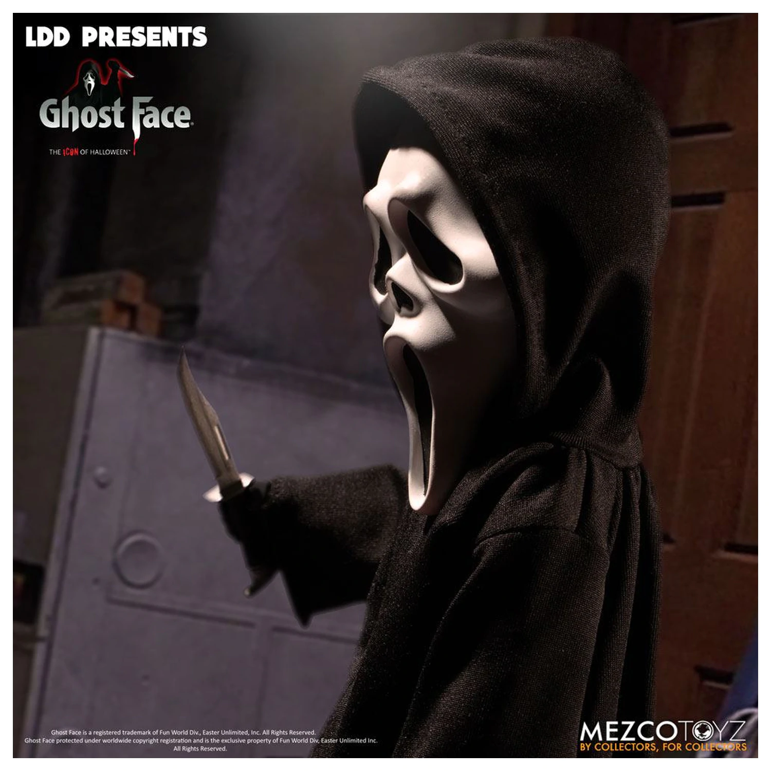 Scream Living Dead Dolls bábika Ghost Face 25 cm produktová fotografia