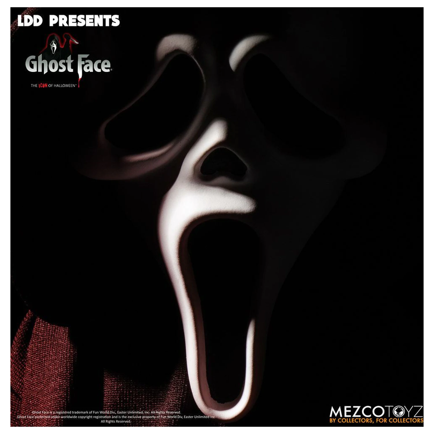 Scream Living Dead Dolls bábika Ghost Face 25 cm produktová fotografia